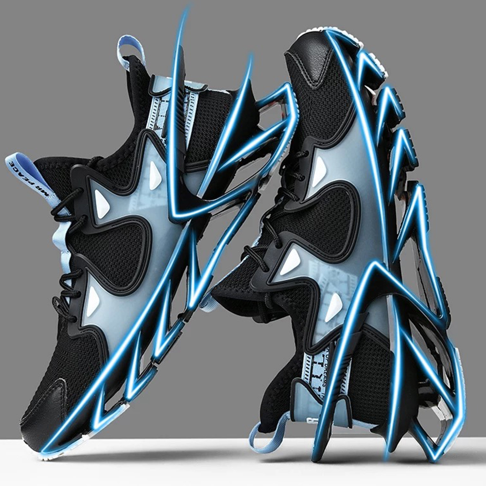 Mens Fashion Trainers - Air Mesh Mens Sneakers Breathable Casual