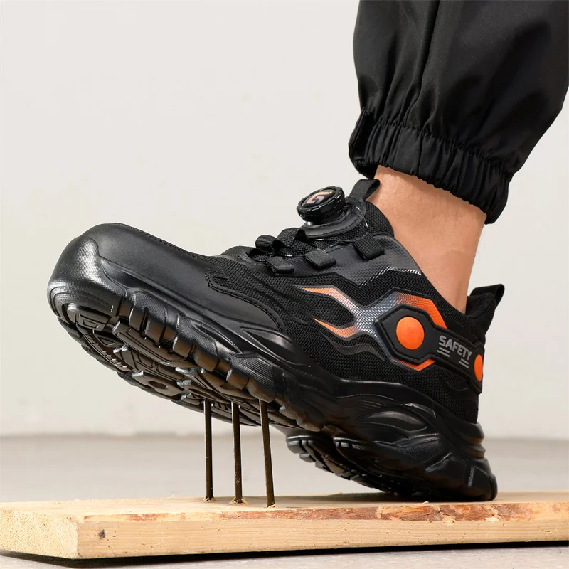 Men  Steel Toe Work Shoes Fash - Men'S Fashion Videos ulasan dan harga