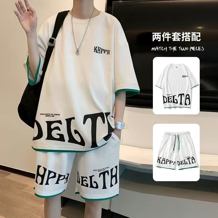 Men's Casual 2-Piece Sportswea - Mens Fashion Clothes ulasan dan harga