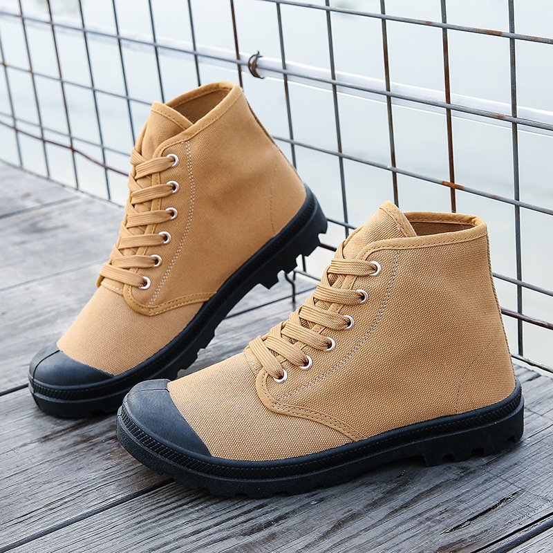 Men Boots New Casual Canvas Sh - Mens Fashion Trainers ulasan dan harga