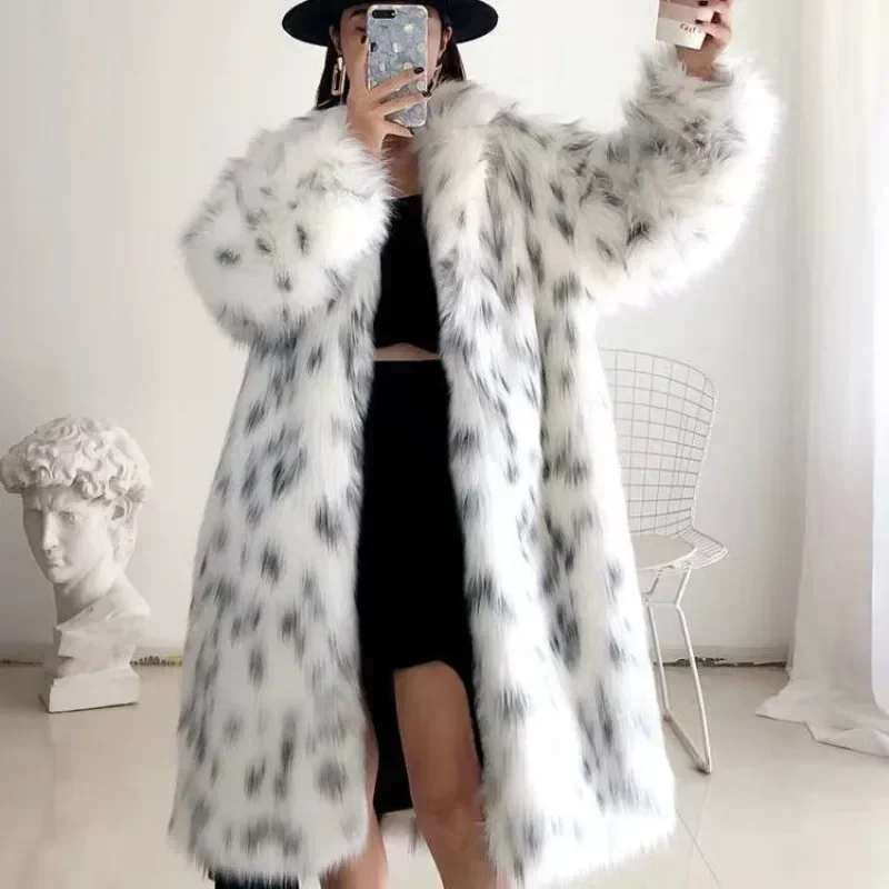 Women Faux Fur Long Coat Fashi - Men'S Fashion X ulasan dan harga