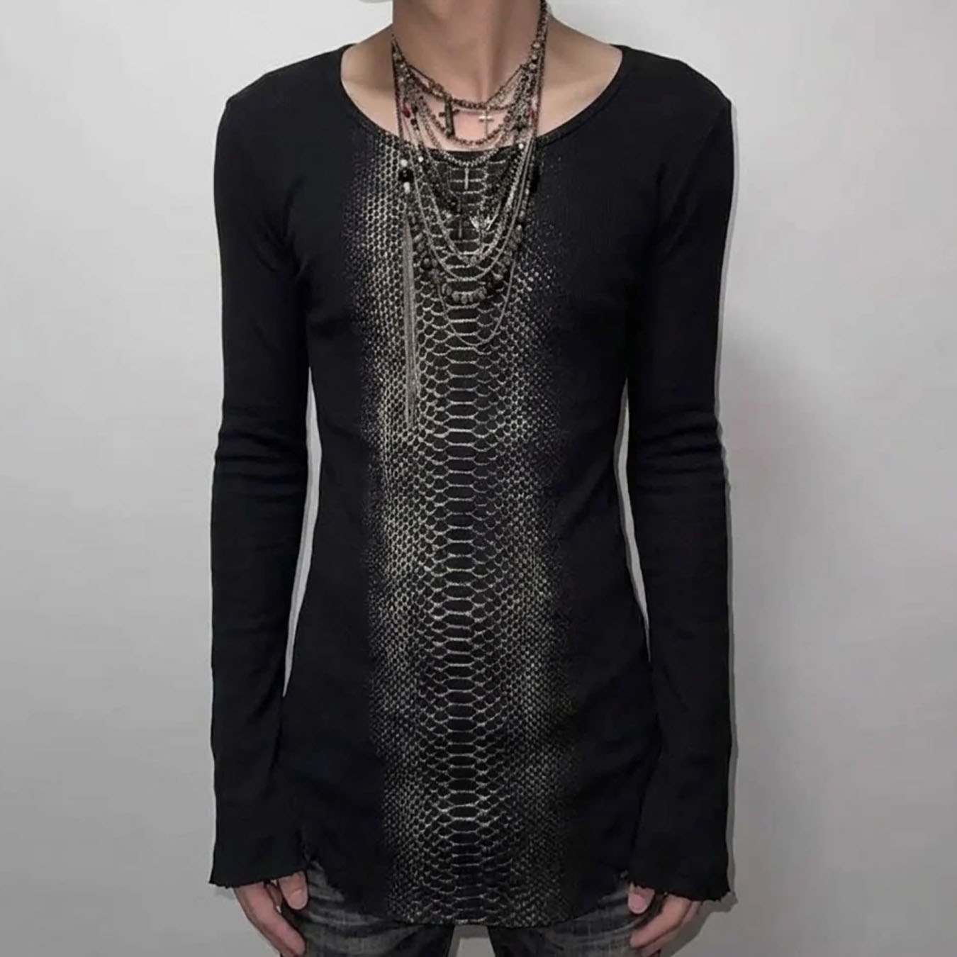 Autumn Retro Subculture Python - Mens Fashion Summer ulasan dan harga