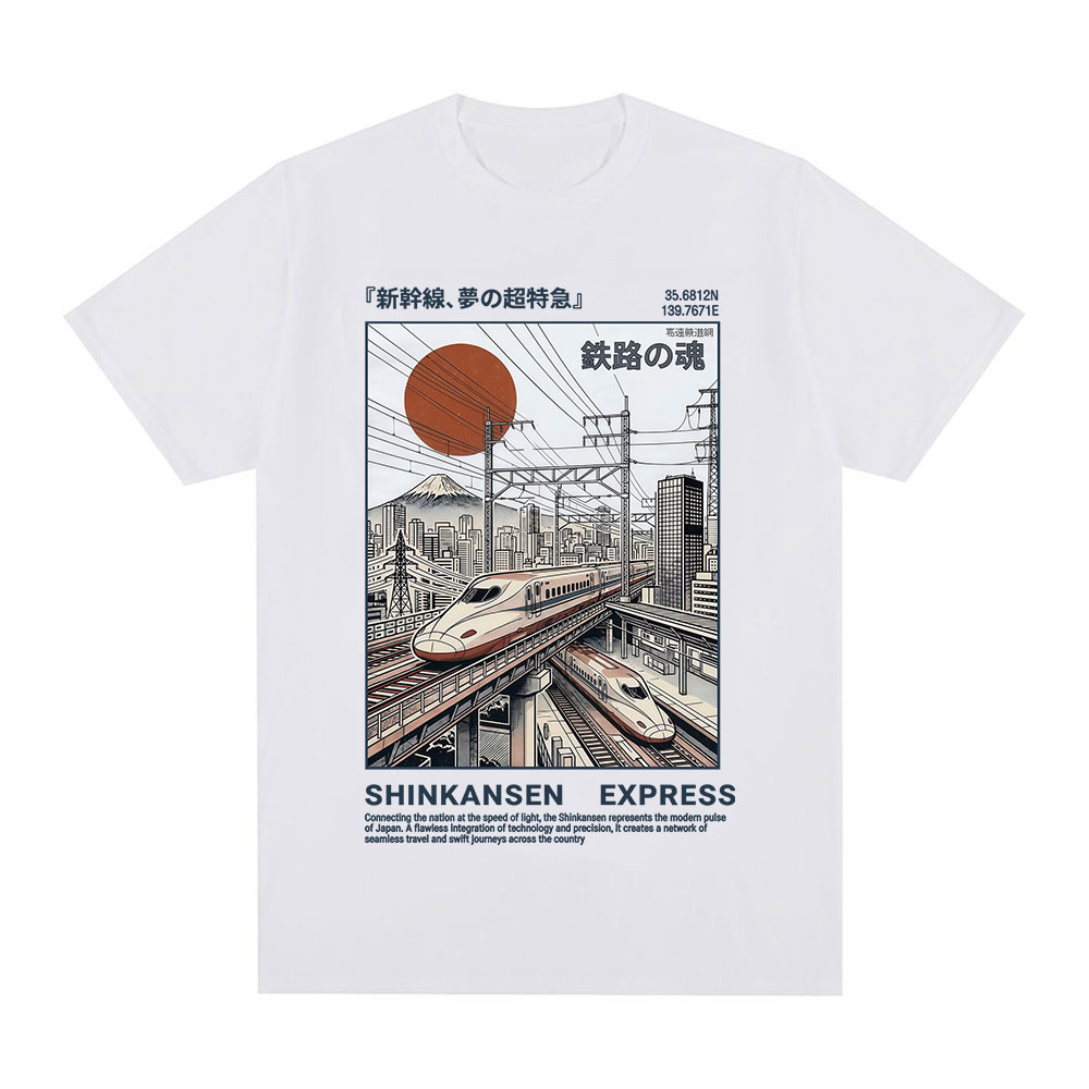 Shinkansen Express Train Illus - Poster Men Fashion ulasan dan harga