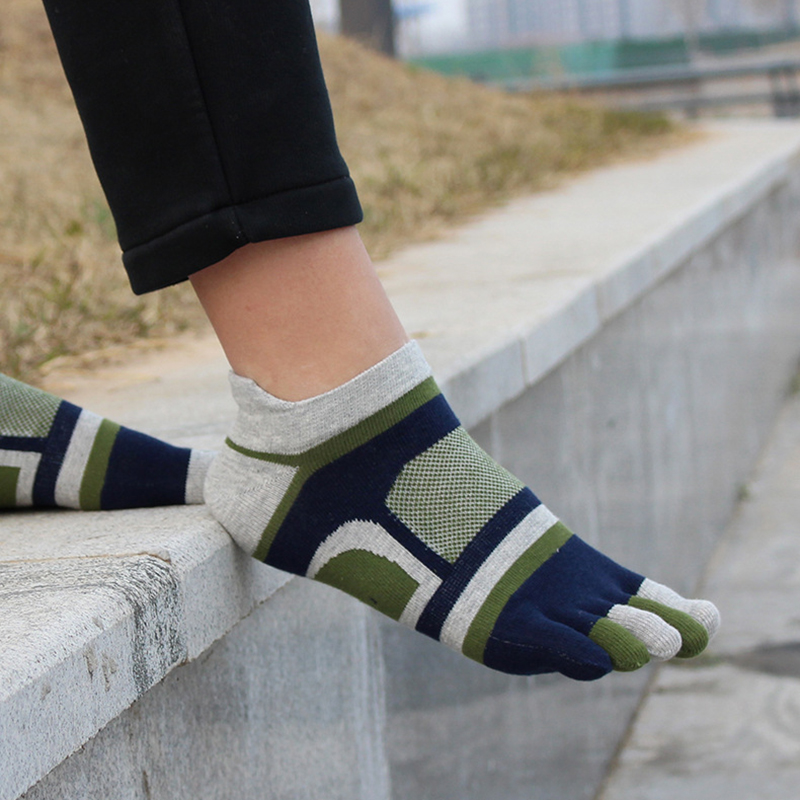 1/5 Pairs  Men’s Five-Toe Athl - Socks Ankle Men ulasan dan harga